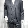 Costume 3 Pieces Serge Unie Las Bang Casino Move Gris Fonce
