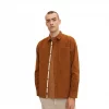 Chemise Manches Longues Sport Velours 1000 Raies Beige Moyen – Image 3