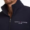 Gilet Manches Longues Zip Molleton  Bleu Fonce – Image 3
