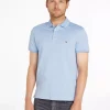 Polo Manches Courtes Mouline Bleu Clair