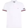Polo Manches Courtes Broderie Manche Blanc