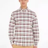 Chemise Manches Longues Sport Grands Carreaux Beige Moyen – Image 2