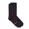 Accessoire Chaussettes Coton Bio Velo Bleu Fonce