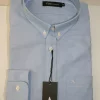 Chemise Manches Longues Sport Oxford Uni Modern Oppo Pb Bleu Clair