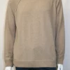 Pull Col Rond Laine & Cach Uni Beige Moyen – Image 2