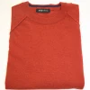 Pull Col Rond Laine & Cach Uni Orange Moyen