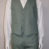 Costume 3 Pieces Toile Tilleul Las Bang Casino Vert Clair – Image 2