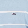 Pull Col Rond Nid Abeille Bleu Clair – Image 3