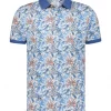 Polo Manches Courtes Jungle Bleu Clair
