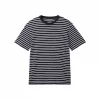 T-shirt Manches Courtes Mariniere Bleu Fonce
