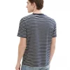 T-shirt Manches Courtes Mariniere Bleu Fonce – Image 2