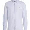 Chemise Manches Longues Sport Coton Lin Oppo Bleu Clair