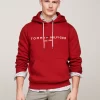 Pull Sweat  Capuche Logo Rouge Moyen