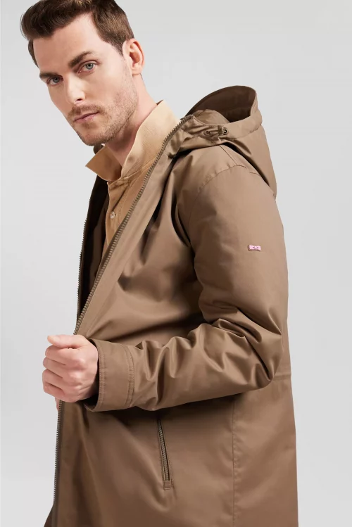 Grosse Piece Parka 111 Perky Nylon Longue Beige Moyen – Image 3