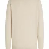 Pull Col Rond Coton Cash Beige Clair – Image 2
