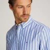 Chemise Manches Longues Sport Rayure Large Bleu Moyen – Image 3