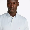 Polo Manches Courtes Regular Pique Uni Bleu Clair – Image 3