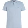Polo Manches Courtes Regular Pique Uni Bleu Clair – Image 4