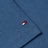 T-shirt Manches Courtes Broderie Italique Bleu Moyen – Image 4
