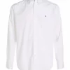 Chemise Manches Longues Sport Pop Unie Blanc