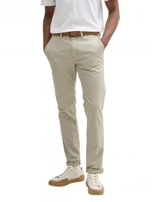 Pantalon Sport Chino Ligne Denim Beige Clair – Image 2