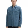 Grosse Piece Blouson Veste Peintre Coton 2pp Bleu Moyen – Image 4