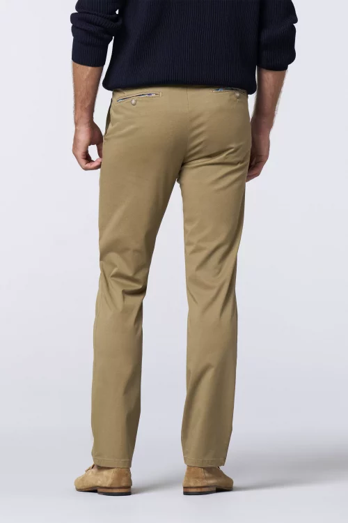 Pantalon Sport Imprime Diagonal Beige Moyen – Image 2