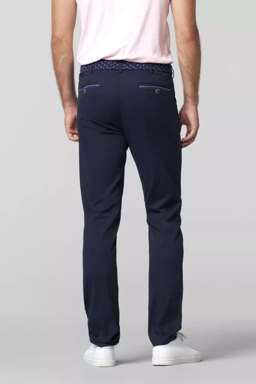 Pantalon Sport Canvas Bleu Fonce – Image 3