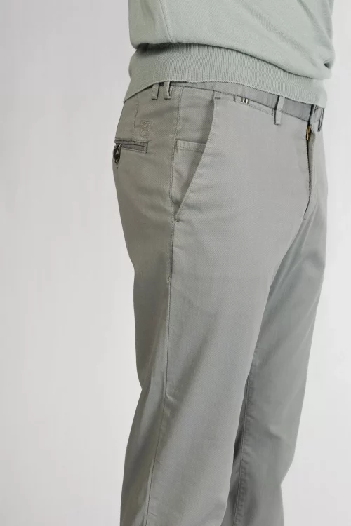 Pantalon Sport Twill Lyocell Vert Moyen – Image 4