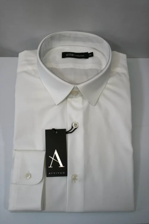 Chemise Manches Longues Ville Twill Uni Modern Psm Beige Clair