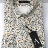 Chemise Manches Longues Ville Fleurs Jaunes Modern-2 Jaune Moyen