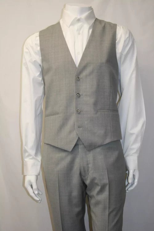 Costume 3 Pieces Flamme Las Bang Casino Gris Clair – Image 2