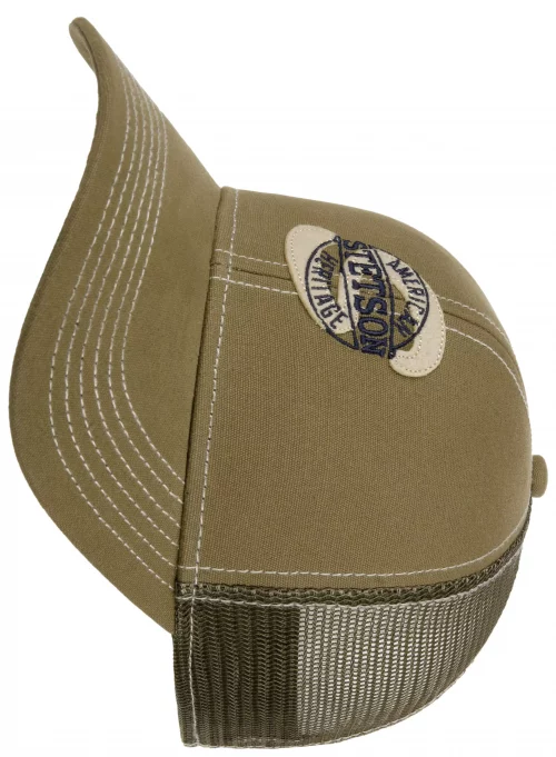 Accessoire Casquette Us Trucker Monocouleur Kaki Moyen