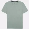 T-shirt Manches Courtes Chine Poche Vert Clair