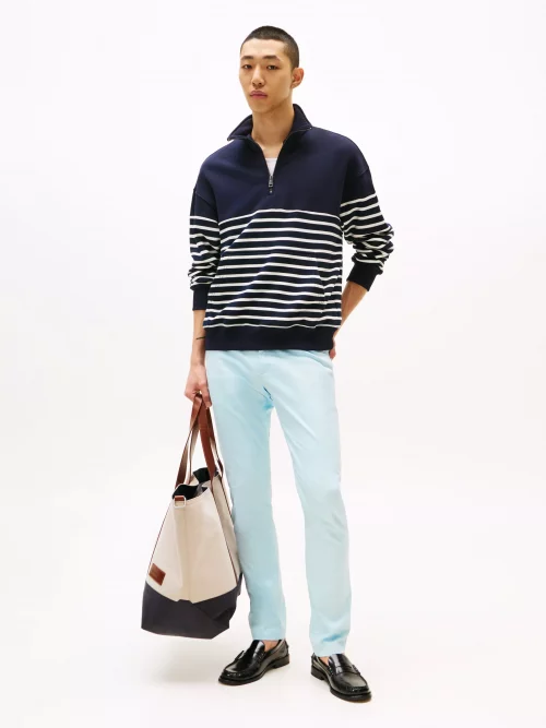 Pantalon Sport Bleecker Micro Dessin Bleu Clair – Image 3
