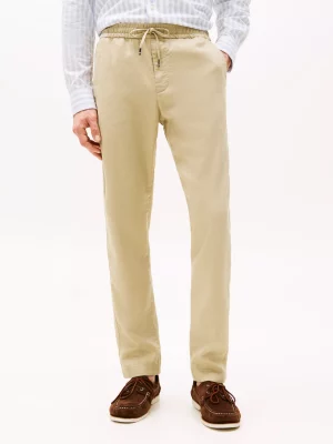 Pantalon Sport Lin Cordon Beige Clair