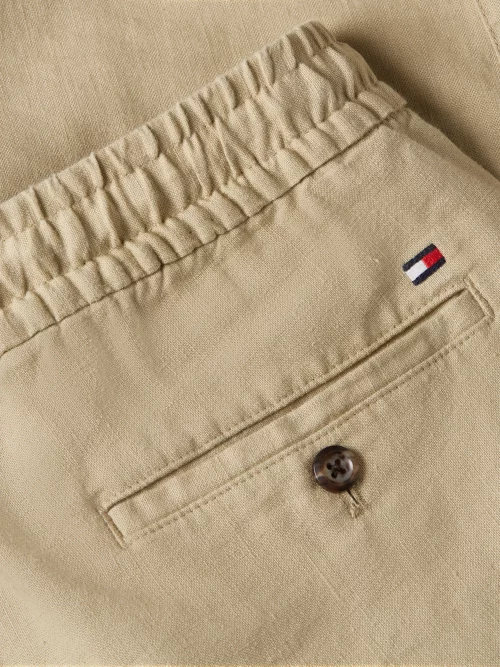 Pantalon Sport Lin Cordon Beige Clair – Image 3