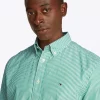 Chemise Manches Longues Sport Rayure Baton Vert Moyen – Image 3
