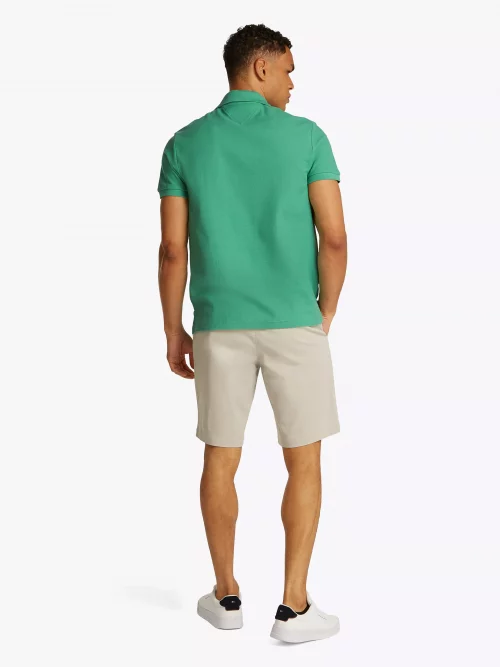 Polo Manches Courtes Logo Th Contraste Vert Moyen – Image 4