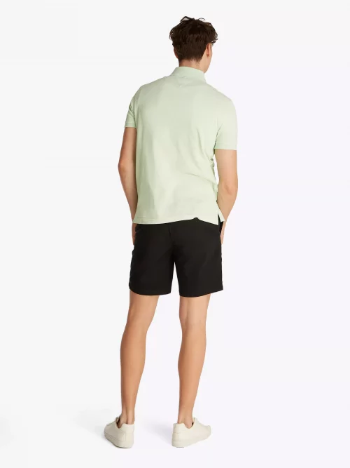 Polo Manches Courtes Regular Pique Uni Vert Clair – Image 2