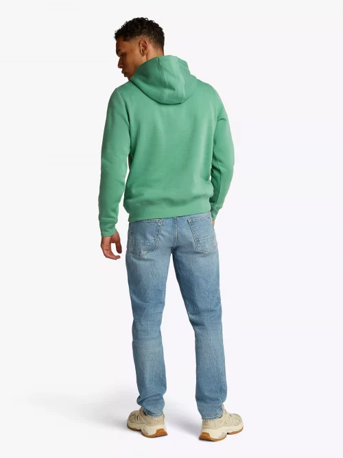 Pull Sweat  Molleton Enfilable Capuche Vert Moyen – Image 2