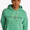Pull Sweat  Molleton Enfilable Capuche Vert Moyen – Image 3