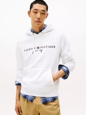 Pull Sweat  Molleton Enfilable Capuche Blanc