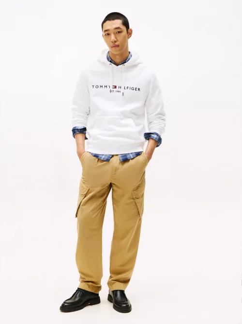 Pull Sweat  Molleton Enfilable Capuche Blanc – Image 4
