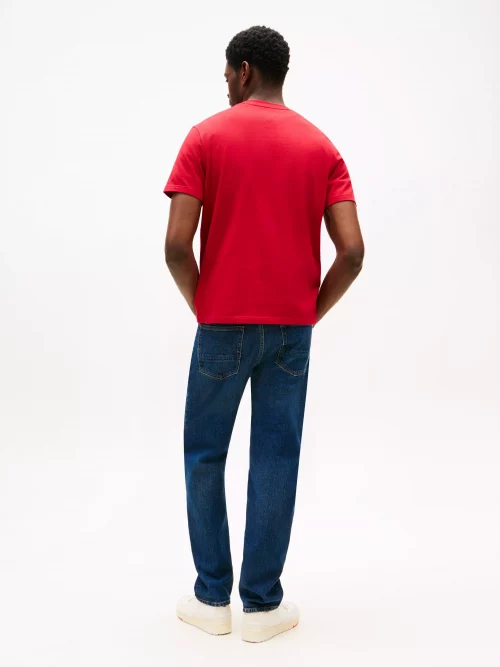 T-shirt Manches Courtes Drapeau Usa Rouge Moyen – Image 2