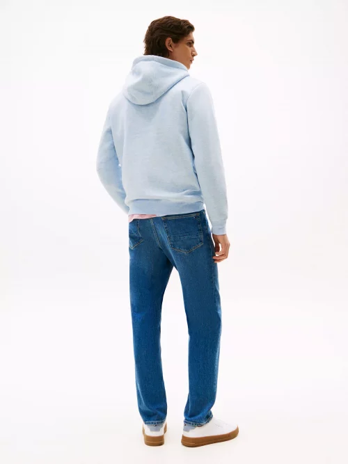Pull Sweat  Capuche Logo Bleu Clair – Image 2