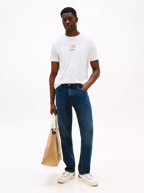 T-shirt Manches Courtes Drapeau Blanc – Image 3