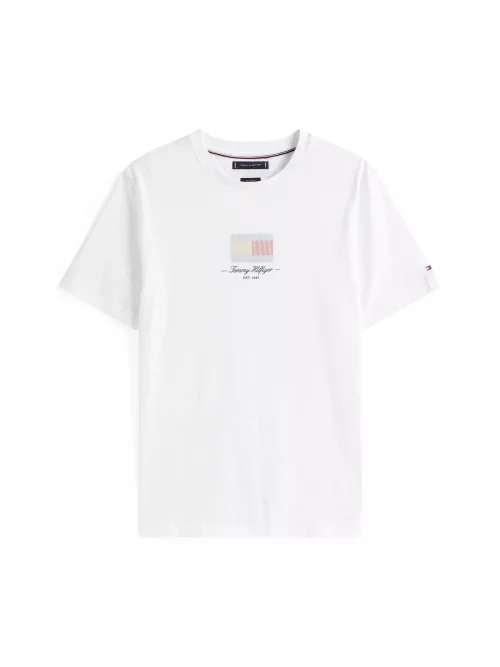 T-shirt Manches Courtes Drapeau Blanc – Image 4