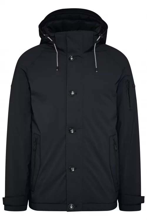 Grosse Piece Blouson Flexcity Nylon Court Bleu Fonce