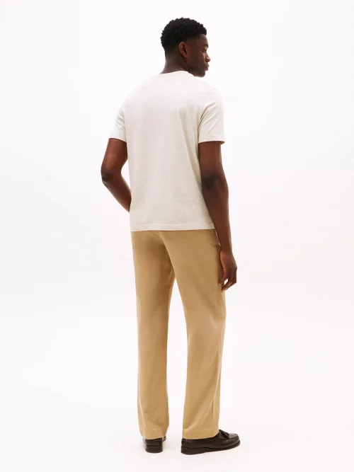 T-shirt Manches Courtes Drapeau Beige Clair – Image 2